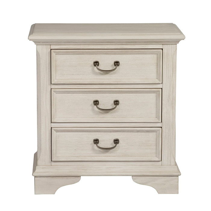 Bayside - 3 Drawer Nightstand - White