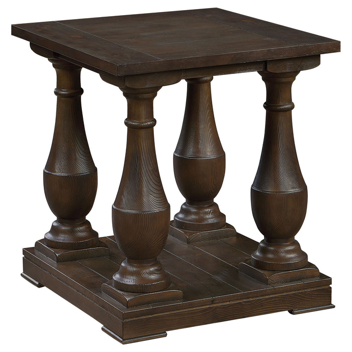 Byer - Rectangular Side End Table Coffee - Coffee