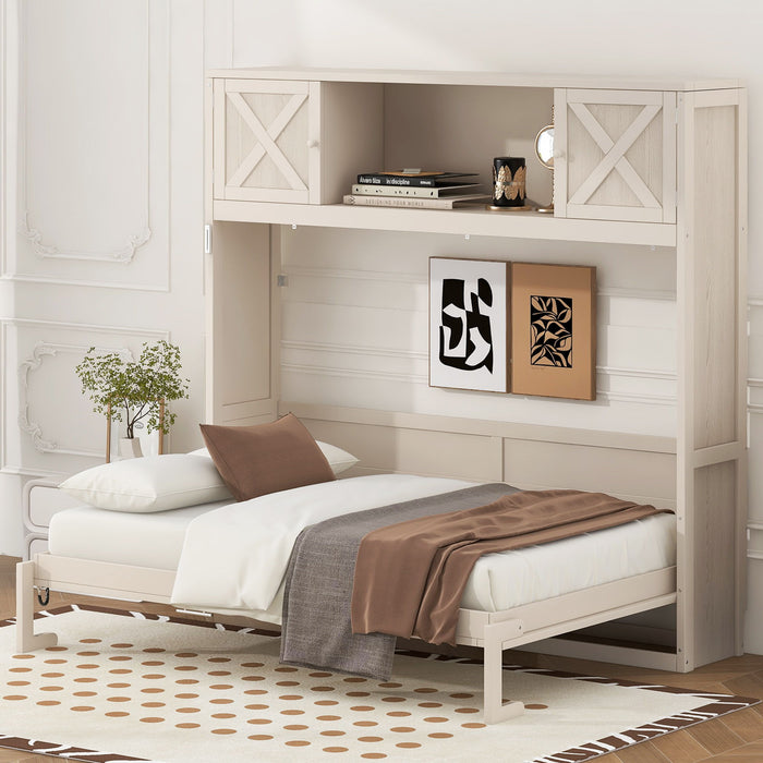 Murphy Bed With Storage Cabinets