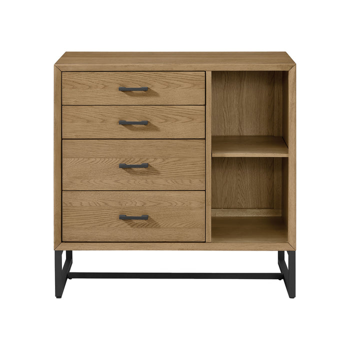 Newport - Drawer Chest / Bookcase - Natural Oak