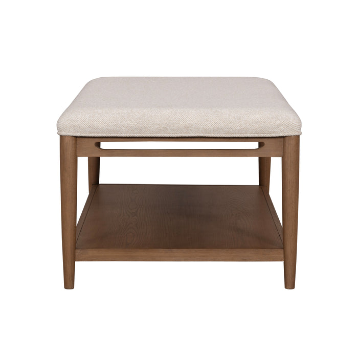 Verona - Rectangular Coffee Table - Beige / Dark Brown