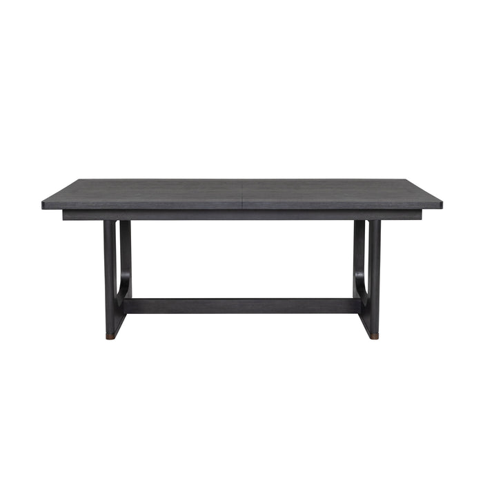 Waterfall - Rectangular Dining Table - Deep Ebony