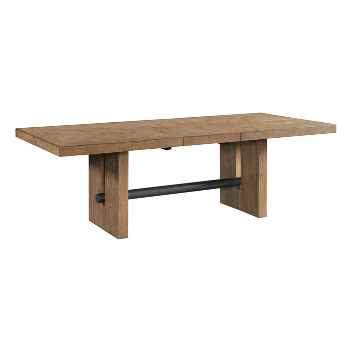 Landmark - Trestle Dining Table - Weathered Oak