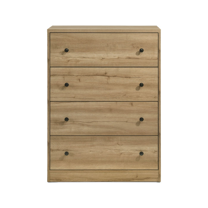Vega - Chest - Natural Oak Melamine