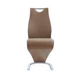 Tony - Dining Chairs (Set of 2) - Brown / Beige