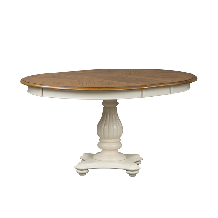 Cumberland Creek - Pedestal Table - White