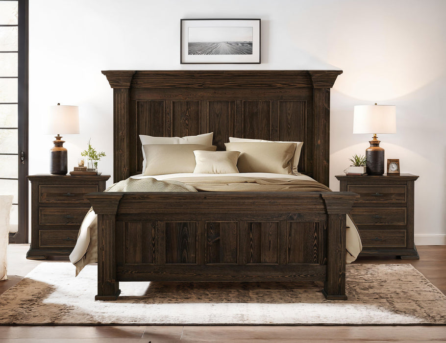Desire - Nightstand - Mahogany Brown