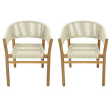 Elegant Outdoor Accent Chair (Set of 2)