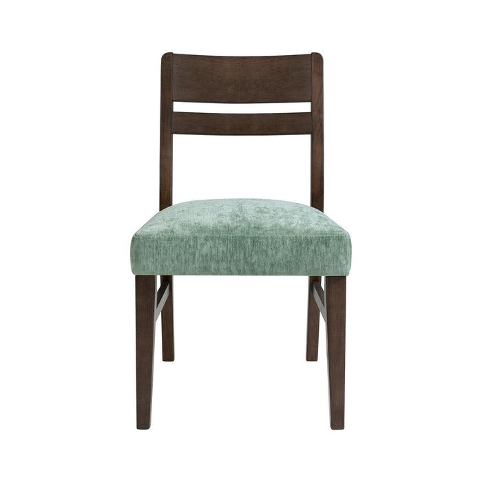 West End - Ladder Chair With Sage Green Seat