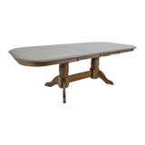 Colonial Oak - Trestle Table - Weathered Chestnut