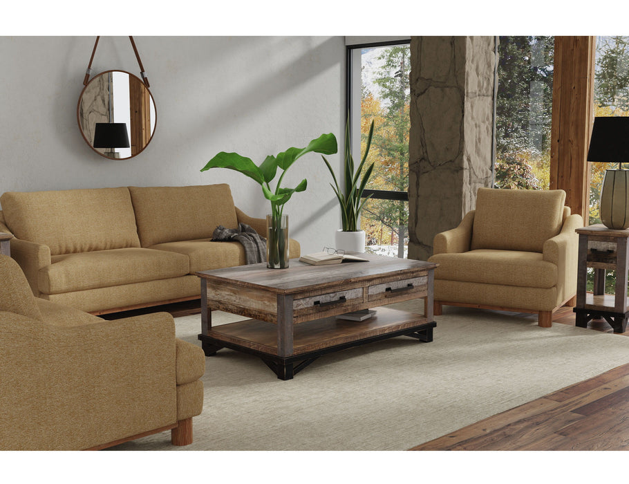 Olimpia - Loveseat - Capuccino Brown