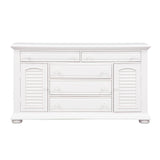 Summer House - 2 Door 5 Drawer Dresser - Oyster White