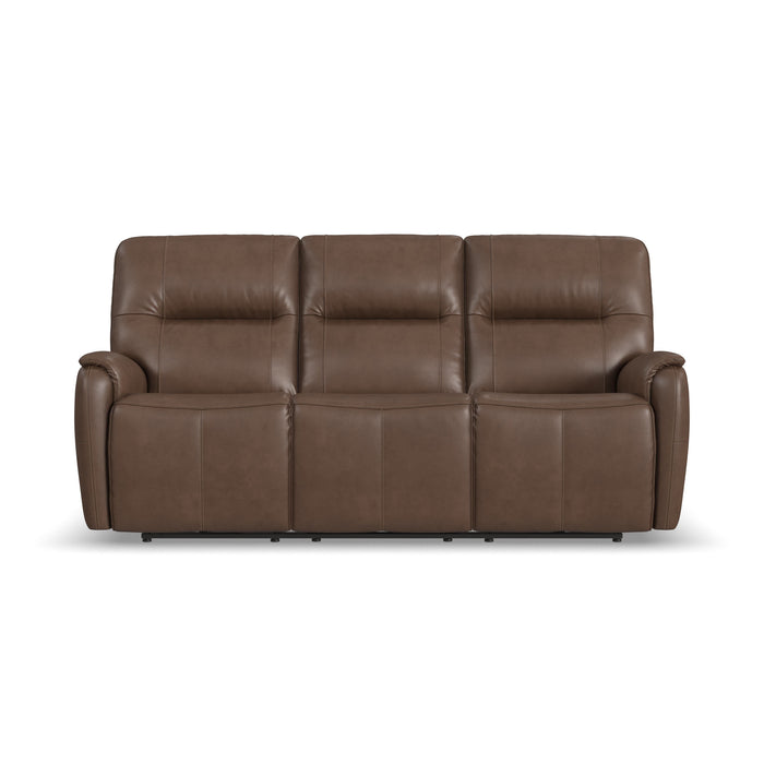 Wilson - Power Reclining Sofa With Power Headrests - Dark Brown