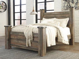 Trinell - Queen Poster Rails - Brown
