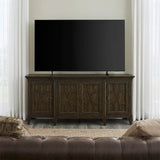 Paradise Valley - 76" TV Console - Saddle Brown
