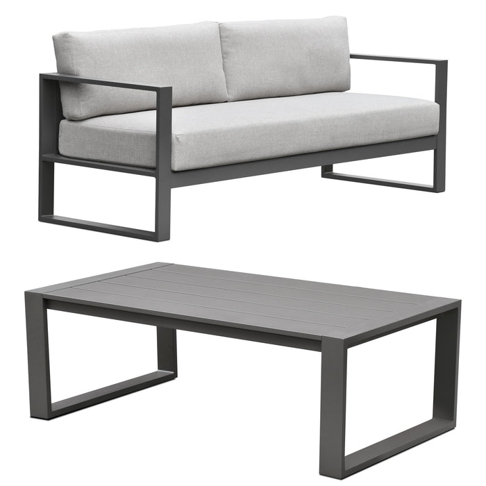 Navarro - Sofa And Coffee Table - Mocha