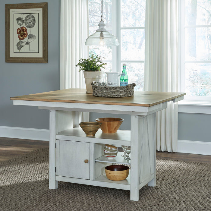 Lindsey Farm - Kitchen Island Top - Weathered White