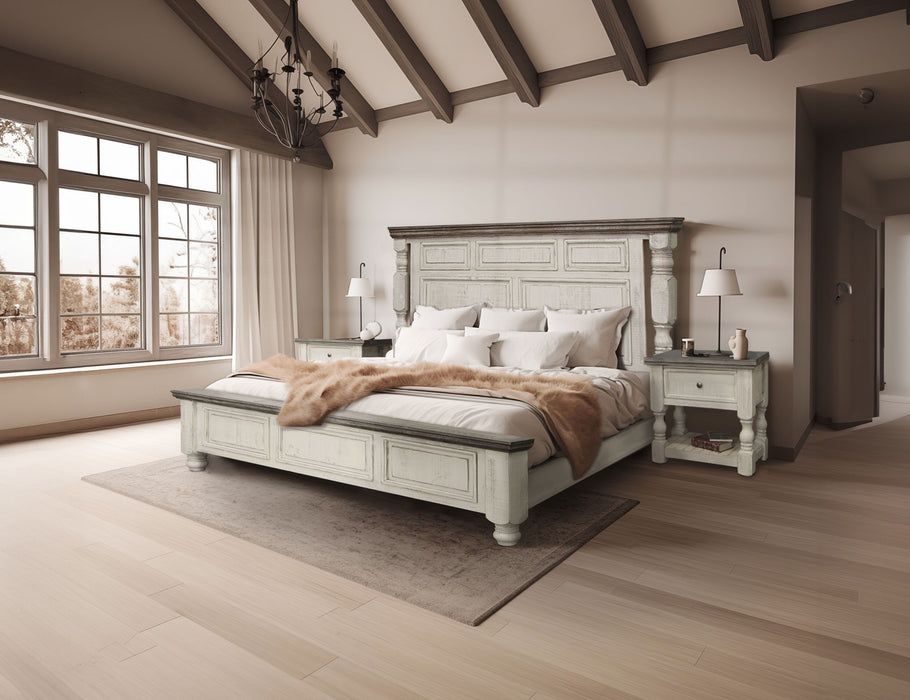 Stone - California King Bed - Two Tone