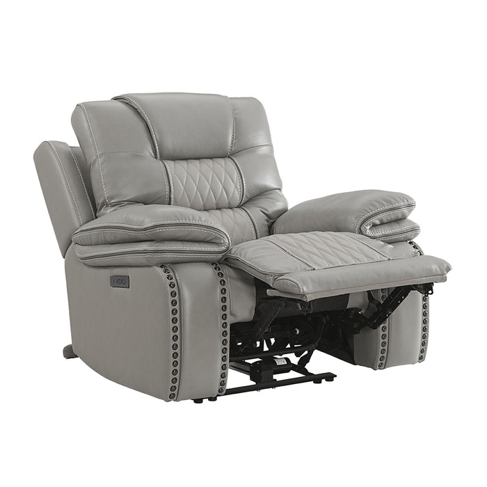 Cody - Dual-Power Recliner - Santorini Solana