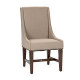 Armand - Upholstered Side Chair - Antique Brownstone