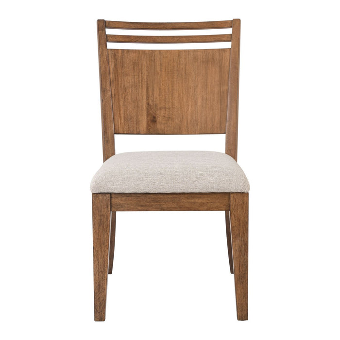 Shaker Lakes - Panel Back Side Chair (RTA) - Harvest Brown