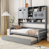 Daybed & All-In-One Cabinet And Shelf