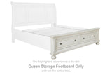 Robbinsdale - Queen Storage Footboard - Antique White