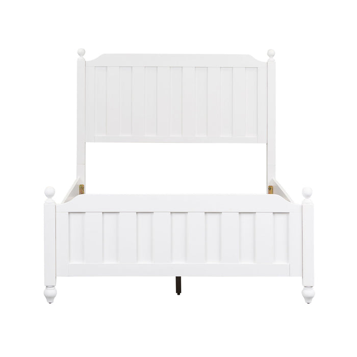 Cottage View - Full Panel Headboard & Footboard - White