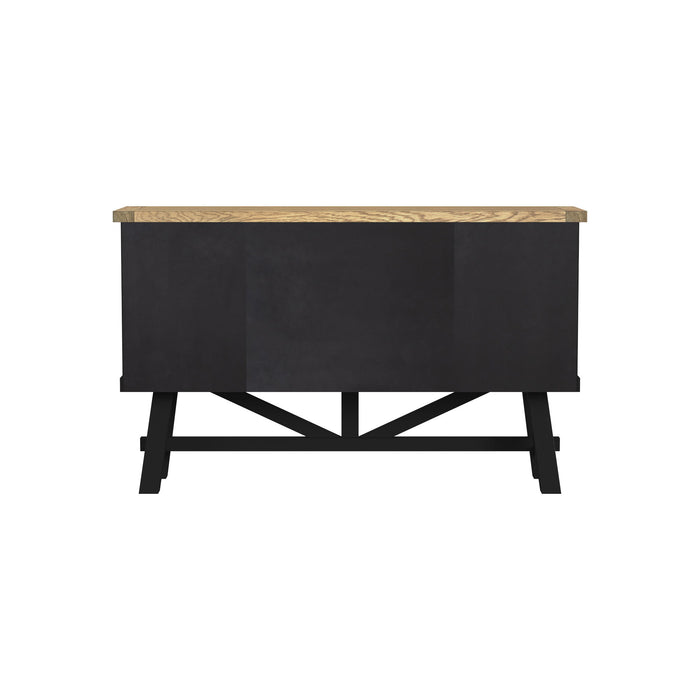 Hendricks - Server - Rustic Wheat / Raven