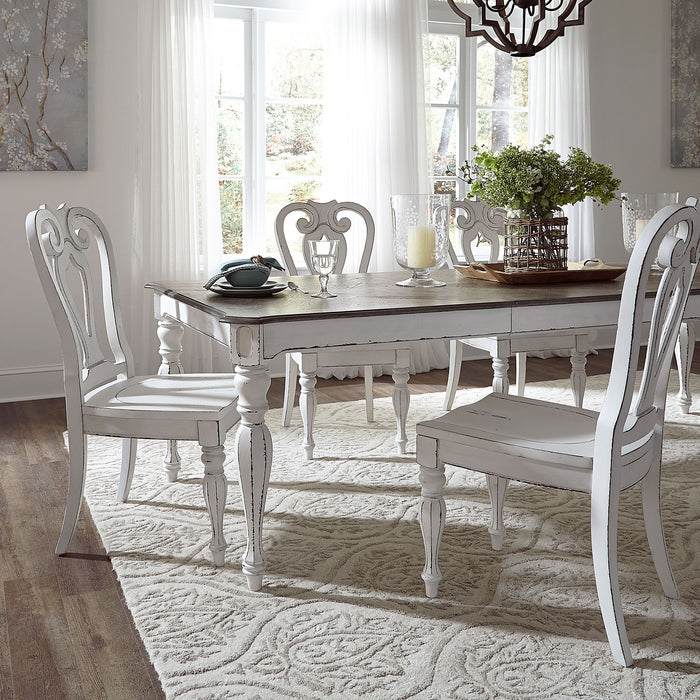 Magnolia Manor - Splat Back Side Chair - White