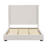 Hampton - Upholstered Platform Bed With Tall Headboard
