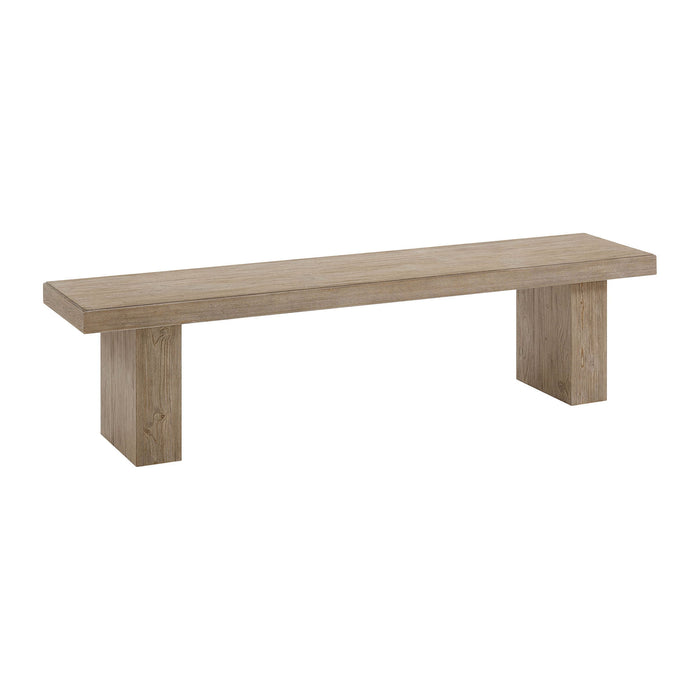 Nash - Backless Bench - Weathered Sand