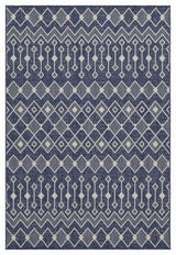 Sunshine - 5'3" X 7'3" Indoor & Outdoor Area Rug Polypropylene - Blue