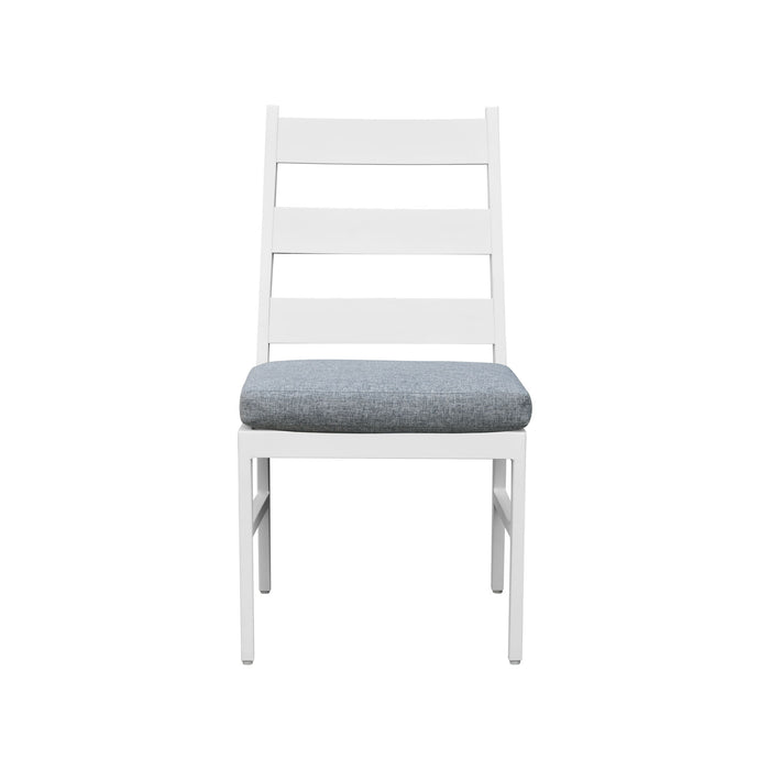 Nash - Outdoor Dining Panel Side Chair - Buff