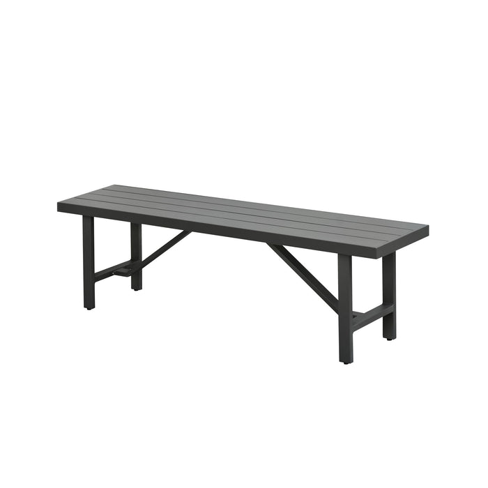 Navarro - Outdoor Dining Bench - Mocha