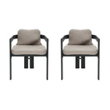 Pula - Patio Outdoor Aluminum Dining Chair (Set of 2)