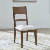 Harmony - Panel Back Side Chair - Brownstone