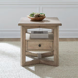 Proximity Place - Rectangular End Table - Barley Buff
