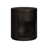 Modena - Round Nightstand - Midnight Blue