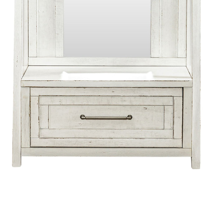 Modern Farmhouse - Hall Tree Base - White