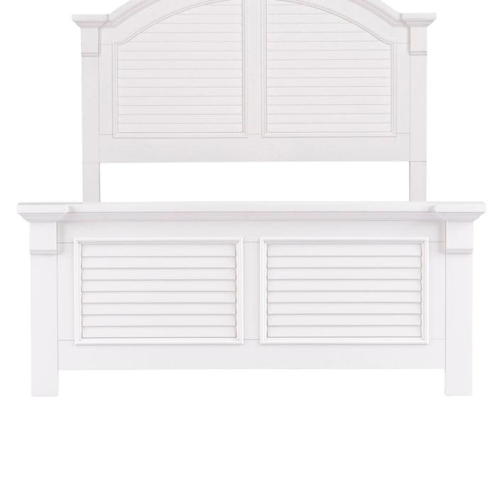 Summer House - Full Panel Footboard - White