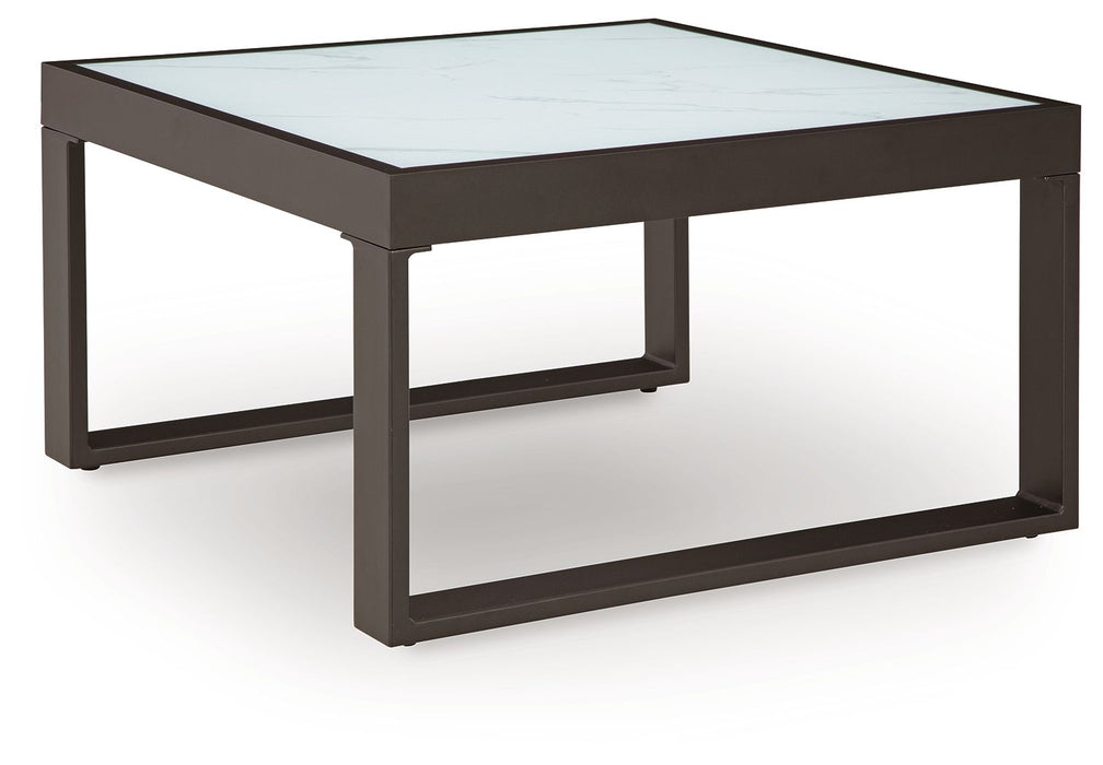 Beachloft - Black / Gray - Square Cocktail Table