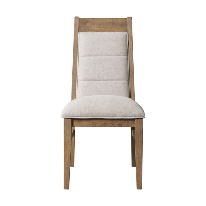 Landmark - Upholstered Chair - Weathered Oak
