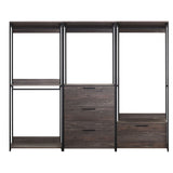 Monica - Walk-In Closet System - Rustic