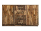 Balam - 4 Drawer & 2 Door Buffet - Light Brown