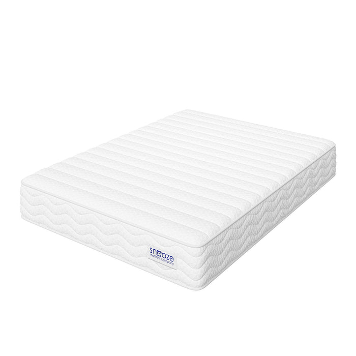 Snooze Mattress Company Crest - 8" Tight Top Medium Firm Independently Encased Pocket Coil Mattress