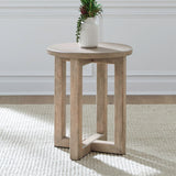 Proximity Place - Chairside Table - Barley Buff