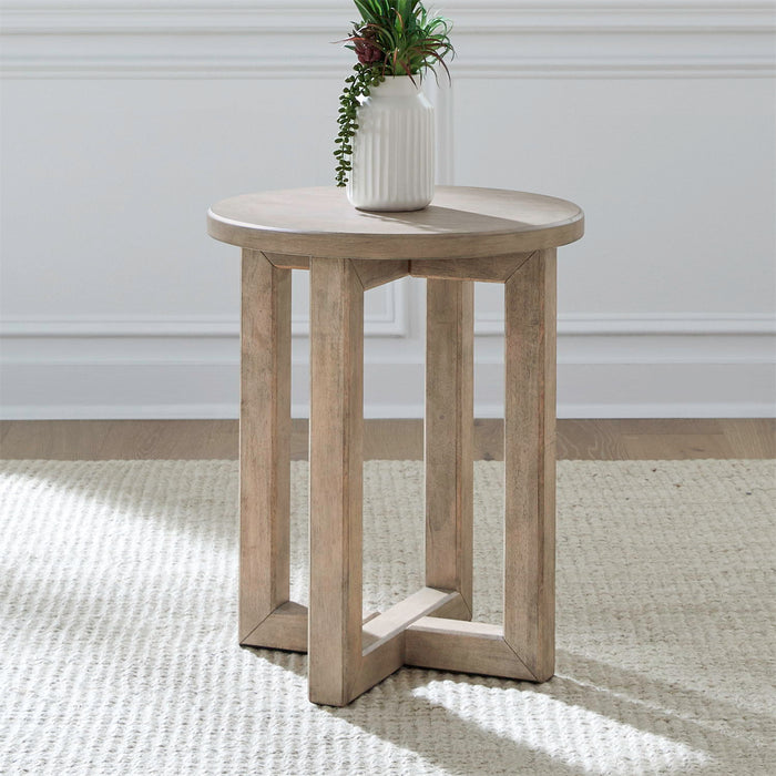 Proximity Place - Chairside Table - Barley Buff