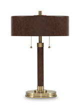 Arcmond - Metal Table Lamp - Brown / Gold Finish