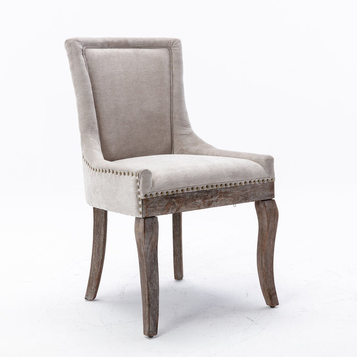Ultra - Side Dining Chair, Nail Head (Set of 2)